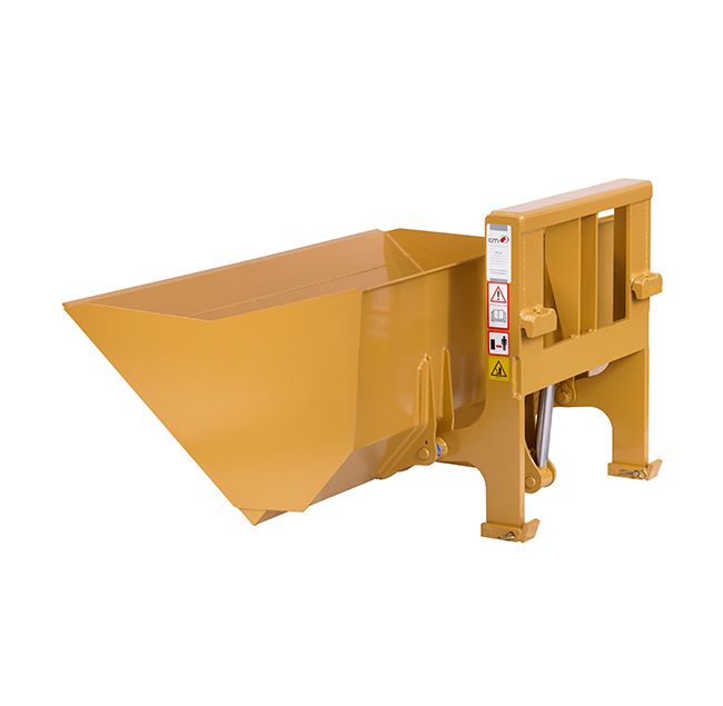 Cmbl - Godet grand volume hydraulique pour chariots élévateurs - Capacité 400 à 700 L - Largeur 1150 à 1950 mm_0