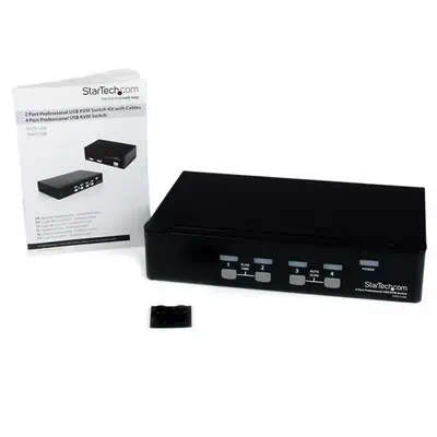 Commutateur KVM 4 Ports VGA USB, Montage en Rack - Switch KVM - 1920x1440_0