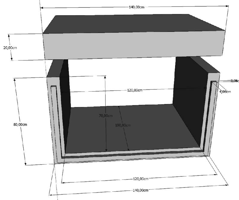 Couvre mur béton - chapeau de pilier - déco ouest_0