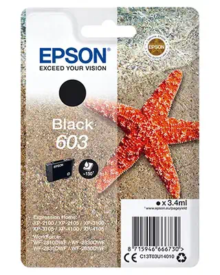 Epson Singlepack Black 603 Ink_0