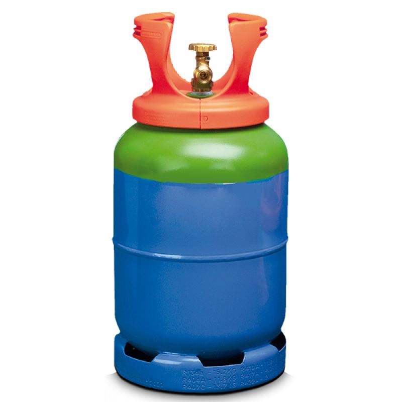 Gaz réfrigérant R-407A - 15L - HFC non azéotropique, faible PRP, pour moyenne et basse température_0