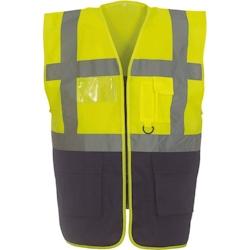 Gilet multifonction haute visibilité  jaune|marine T.M Yoko - M polyester 6933883202312_0