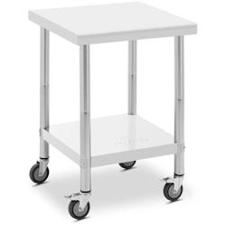 Helloshop26 - Table de travail cuisine professionnel premium 60 x 60 cm 120 kg acier inoxydable 14_0010021 - 3000221960333_0