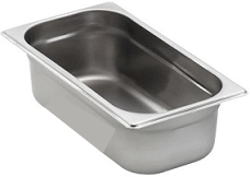Lot de 10 bacs GN 1/3 en inox 18/10 - différentes hauteurs et capacités - marque Sammic_0