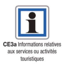 Panneau de signalisation d'indication type ce3a_0