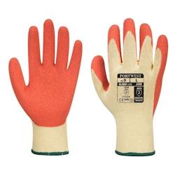 Portwest - Gants manutention enduit mousse de latex très adhérent Orange Taille 9 - 5036146008230_0