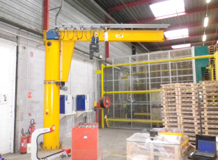 Potence de levage - Manutention des charges sur postes de travail - Fixe, mobile ou murale_0