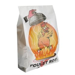 Sac poulet kraft blanc 42 x 25 x 9 cm x 500 Evenplast - 374300 - plastique 374300_0