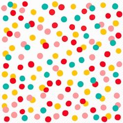 Serviettes 33 x 33cm dots Confettis multicolore (240 unités) MESA BELLA - multicolore Matériau naturel 3701168951742_0