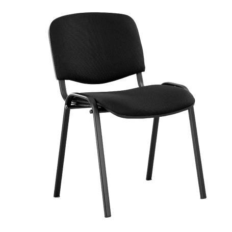 Siège visiteur - Chaise de conférence ISO Black 003012C11 - Empilable, ergonomique et économique_0