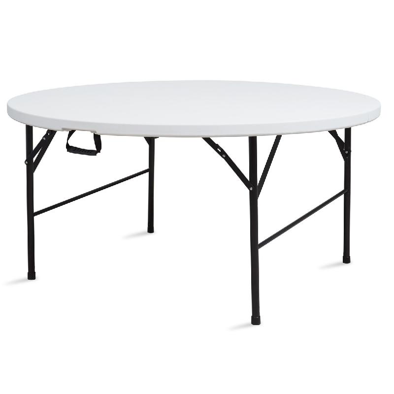 Table pliante ronde 150cm 8 places pehd_0