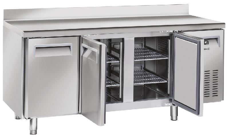 Table réfrigérée avec dosseret 3 portes - 1800x700x950 mm - CTARD3P_0