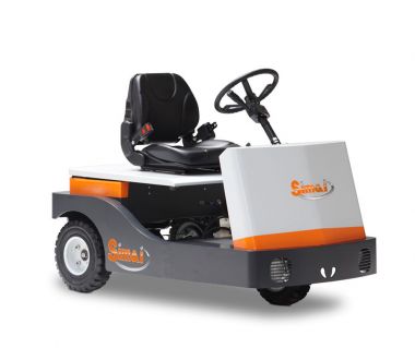 Tracteur logistique SIMAI TTE40 - 4 tonnes - 3 roues compact et maniable_0