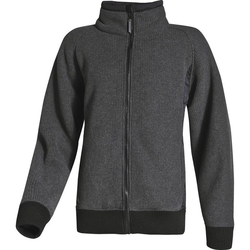 Veste laine polaire polyester - Lurgan - 600 g/m² - Col doublé ajustable_0