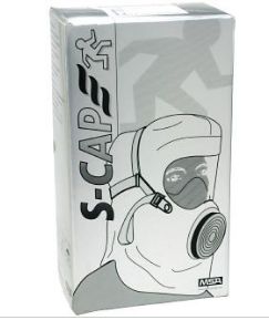 10064646 - Masque d'évacuation MSA France - S-CAP 15 min - Pack spécial pompier - Poids environ 3,1 kg_0
