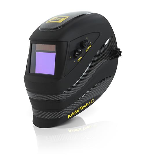 Casque soudure Aristo® Tech HD - coque noire mate, fonction X-TIG, classe optique 1/1/1/1_0