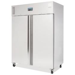 Armoire Réfrigérée Inox 2 Portes Froid ventilé - 1300L - Polar - argenté Acier inoxydable 18/10 U634_0