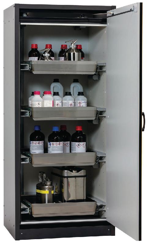 ARMOIRE SÉCURITÉ Q-CLASSIC-30 Q30.195.086.WDR GRIS/JAUNE - MANUTAN COLLECTIVITÉS