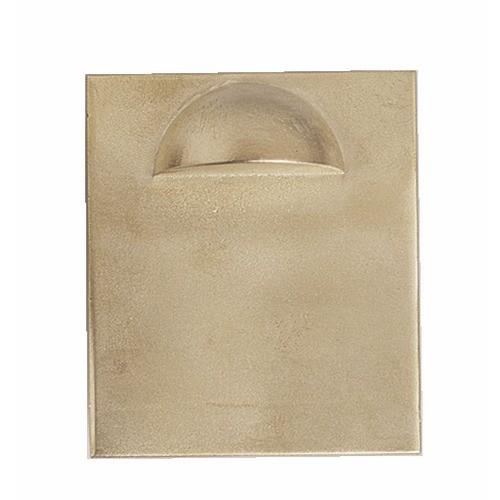 BATTEMENT DE PORTE SUR PLATINE EN LAITON POLI - DIMENSIONS 100 X 65 MM BRICOZOR