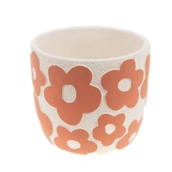 Cache pot Marguerite grand modèle -  Multicolore Rond Pierre Amadeus 17.5x17.5 cm - multicolore pierre 3520071928555_0