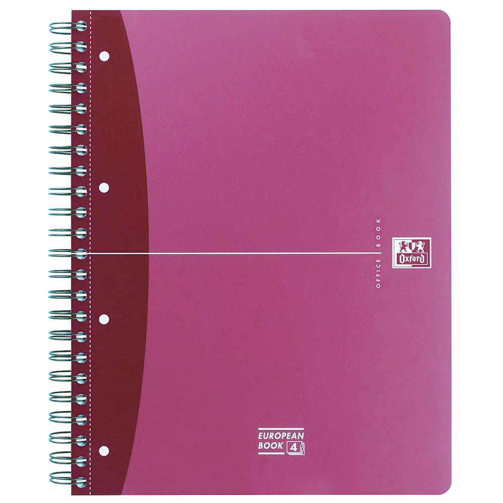CAHIER EUROPEAN BOOK URBAN MIX OXFORD - COUVERTURE POLYPRO - RELIURE INTEGRALE - A4 - 240 PAGES - PETITS CARREAUX