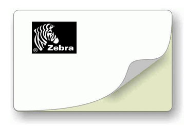 Carte adhésive Marque ZEBRA à à coller sur vos badges d'accès - Format 86 x 54 mm_0