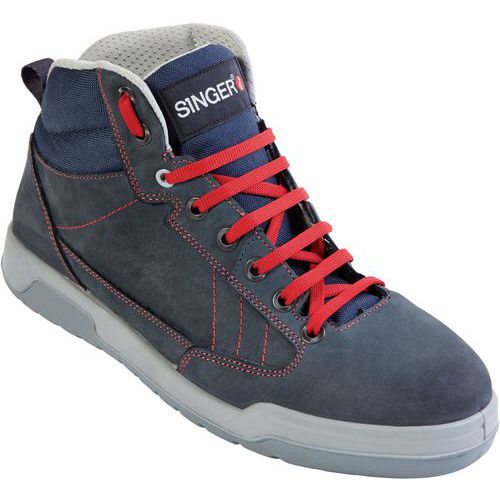 CHAUSSURE DE SÉCURITÉ MONTANTE NUBUCK S3 POINTURE 44 - SINGER SAFETY