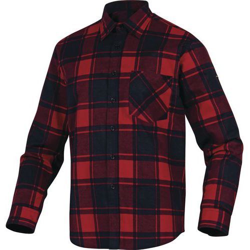 CHEMISE RUBY ROUGE/NOIR 3XL - RUBYRO3X - DELTAPLUS