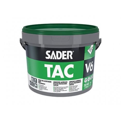 COLLE SOL ACRYLIQUE HAUTES PERFORMANCES SADER TAC V6 SANS SOLVANT - 20 KG SADER