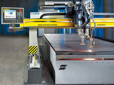 Combirex DX - Coupe industrielle - ESAB France SAS - Système plasma air jusqu'à 120 A - Chanfreinage et marquage intégrés_0