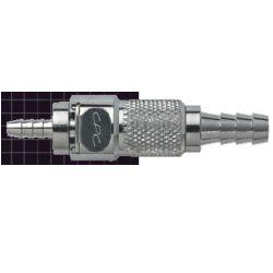 Coupleur métallique MC - laiton chromé - raccordement de tubes de 3,2 mm à 6,4 mm DI - applications industrie et instrumentation_0