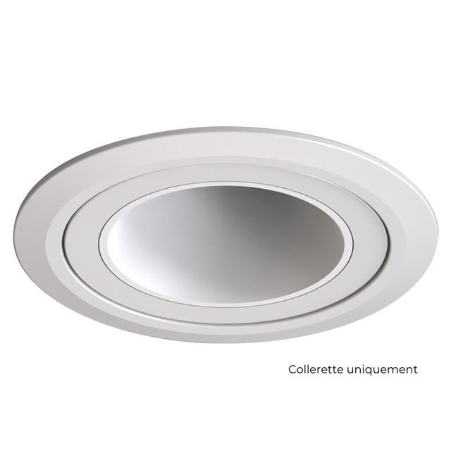 DECODAP Collerette adaptation plafond diam. 83mm - Coloris Blanc pour HYDRA - D101W - SOLUM_0