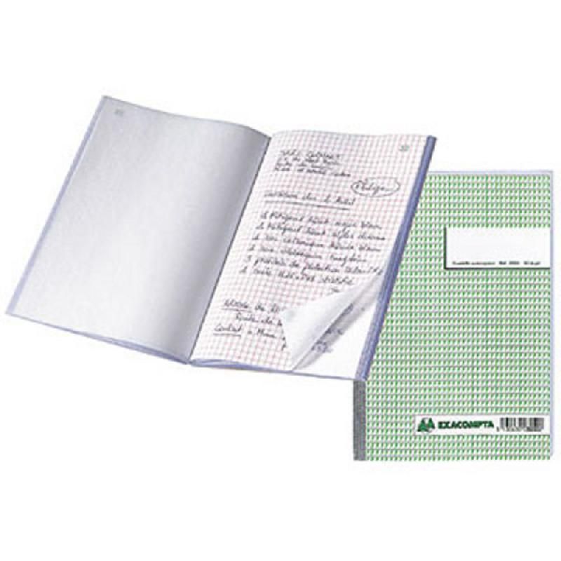 EXACOMPTA CARNET AUTOCOPIANT QUADRILLÉ (DUPLI) - FORMAT 21 X 14,8 CM (PRIX À L'UNITÉ)