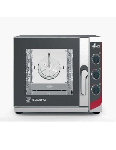Four Mixte électrique Compact Venix Squero Gastro 5 x GN 2/3 | Commandes Manuelles - 380 V - 674005070711_0