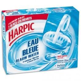 HARPIC BLOCS CUVETTE EAU BLEU ANTI-TARTRE