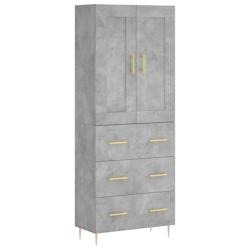 Helloshop26 - Buffet bahut commode armoire meuble de rangement organisateur cuisine salle de séjour salon haut 69,5 x 34 x 180 cm 02_0034495 - 300021_0