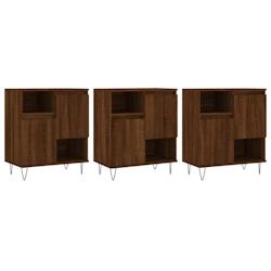 Helloshop26 - Buffet bahut commode armoire meuble de rangement organisateur cuisine salle de séjour salons 3 pcs bois d'ingénierie 02_0037087 - 3000_0
