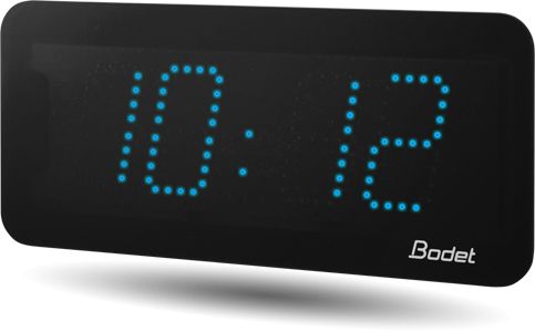 Horloge LED Style II 7, alimentation 230V, indépendante, LED bleue - BODET_0