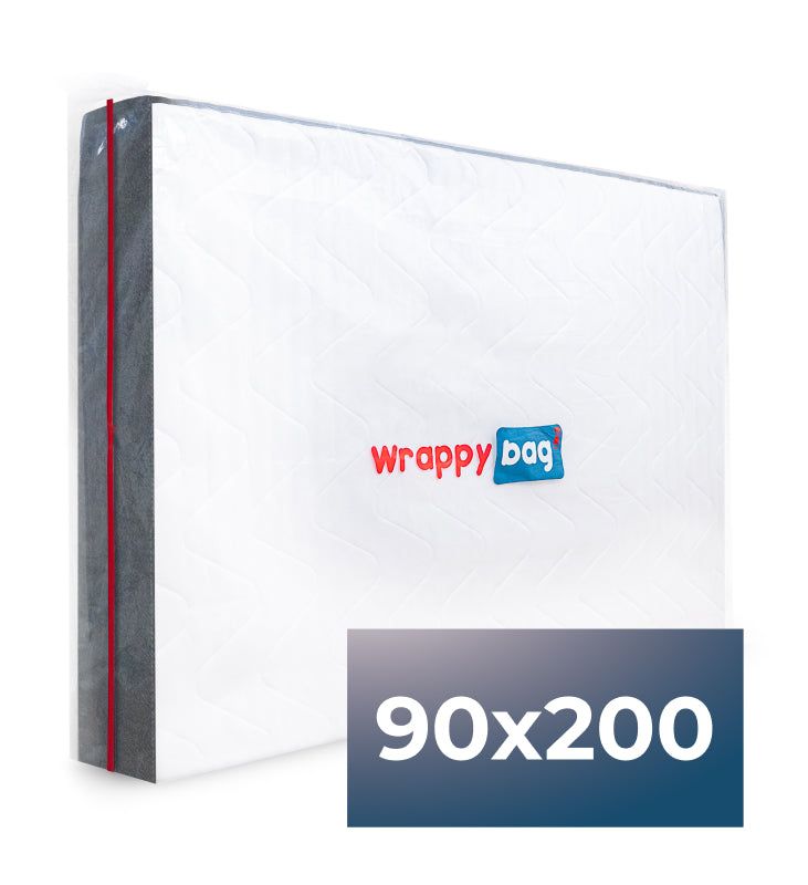 Housse wrappybag® en plastique pour matelas simple - wrappybag - taille 90 x 200cm_0
