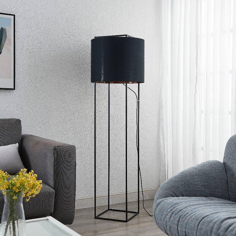 LINDBY KESTA LAMPADAIRE EN TISSU, SUPPORT 4 BARRES