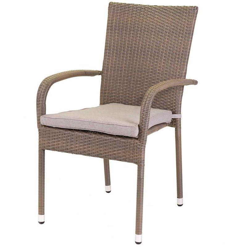 LOT DE 2 CHAISES EMPILABLES AVEC ACCOUDOIRS ARRONDIS TAUPE 55.00 CM X 66.00 CM X 94.00 CM TAUPE HOMEMAISON LOT DE 2 CHAISES EMPILABLES AVEC ACCOUDOIRS ARRONDIS TAUPE 55.00 CM X 66.00 CM X 94.00 CM TAUPE HOMEMAISON