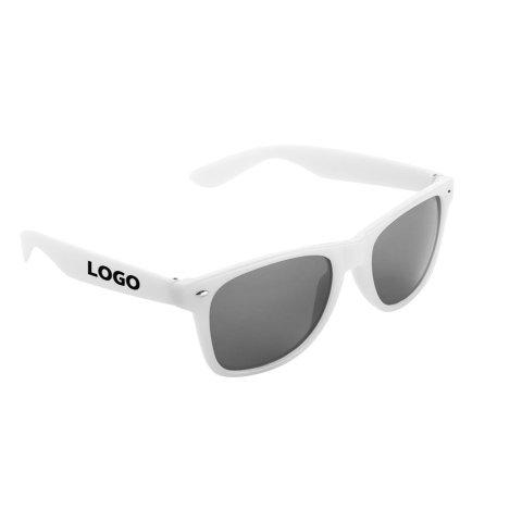 LUNETTES DE SOLEIL PUBLICITAIRES BLANC - MARQUAGE 1 COULEUR