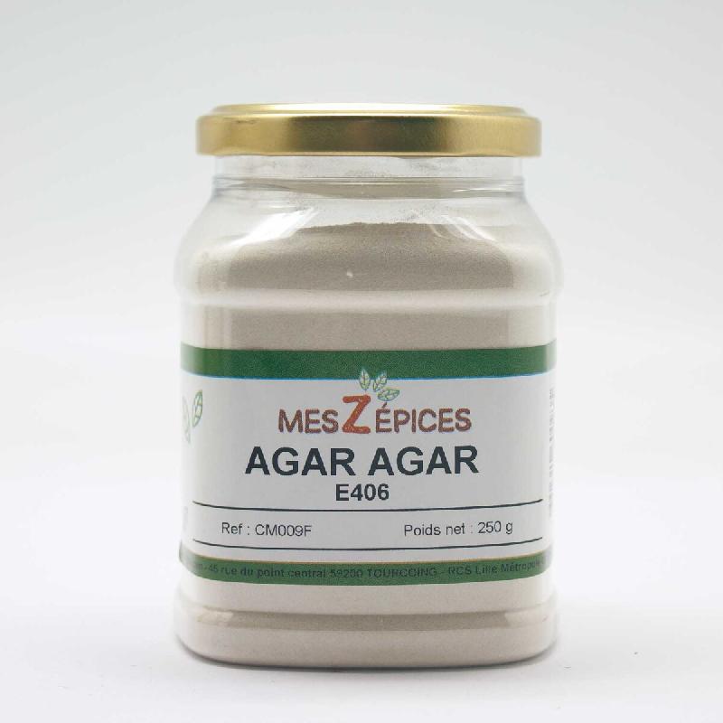 MesZépices - Agar agar E406 - Pot PET 200 g - 3662310600935_0