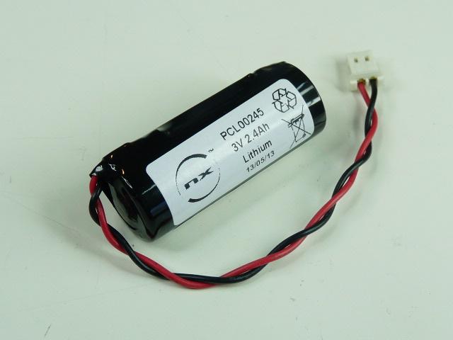 Pile lithium CR17450 3V 2400mAh Molex - Marque NX - Quantité 1_0