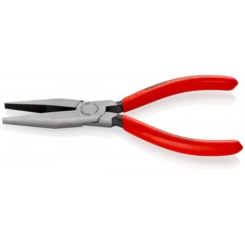 PINCE À BEC LONG ET PLAT AVEC GAINAGE PVC ET FINITION POLIE - LONGUEUR 160 MM KNIPEX