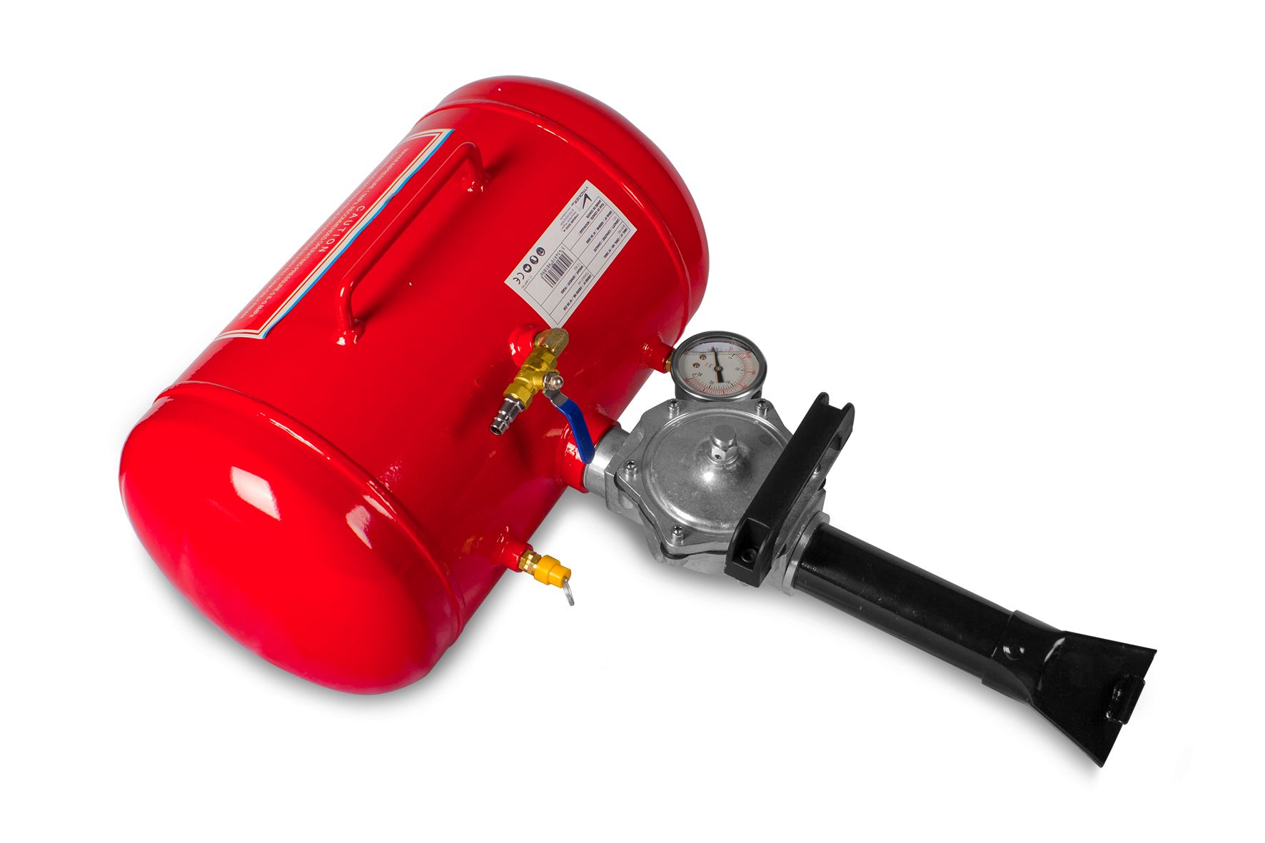 PISTOLET DE REMPLISSAGE DE PNEUS AVEC RÉSERVOIR DE 19 LITRES MW-TOOLS BVP190