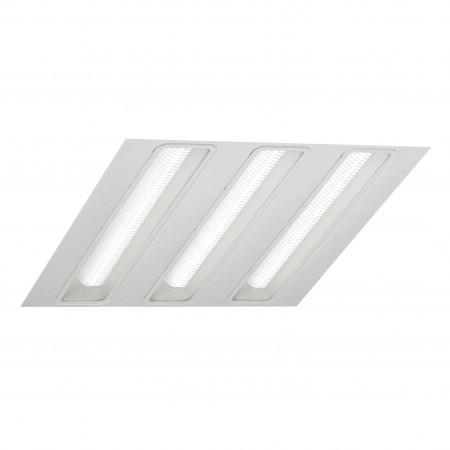 Plafonnier LED encastré MAB - 45W, 4210 lm, IP40, CRI 80, 3000K, UGR19 - Dimensions 600x600 mm_0