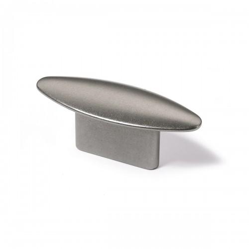 POIGNÉE DE MEUBLE MEDUNO ASPECT ÉTAIN - 80 X 29 MM - H 27 MM - PAR 4 HETTICH