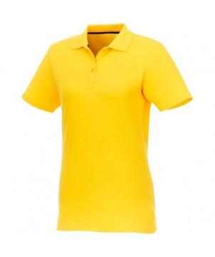 POLO MANCHES COURTES FEMME HELIOS JAUNE - TEXTILES MODE PERSONNALISÉS