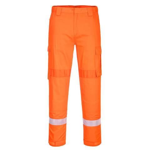 PORTWEST FR401 PANTALON BIZFLAME PLUS LÉGER ORANGE - TAILLE XL - STANDARD